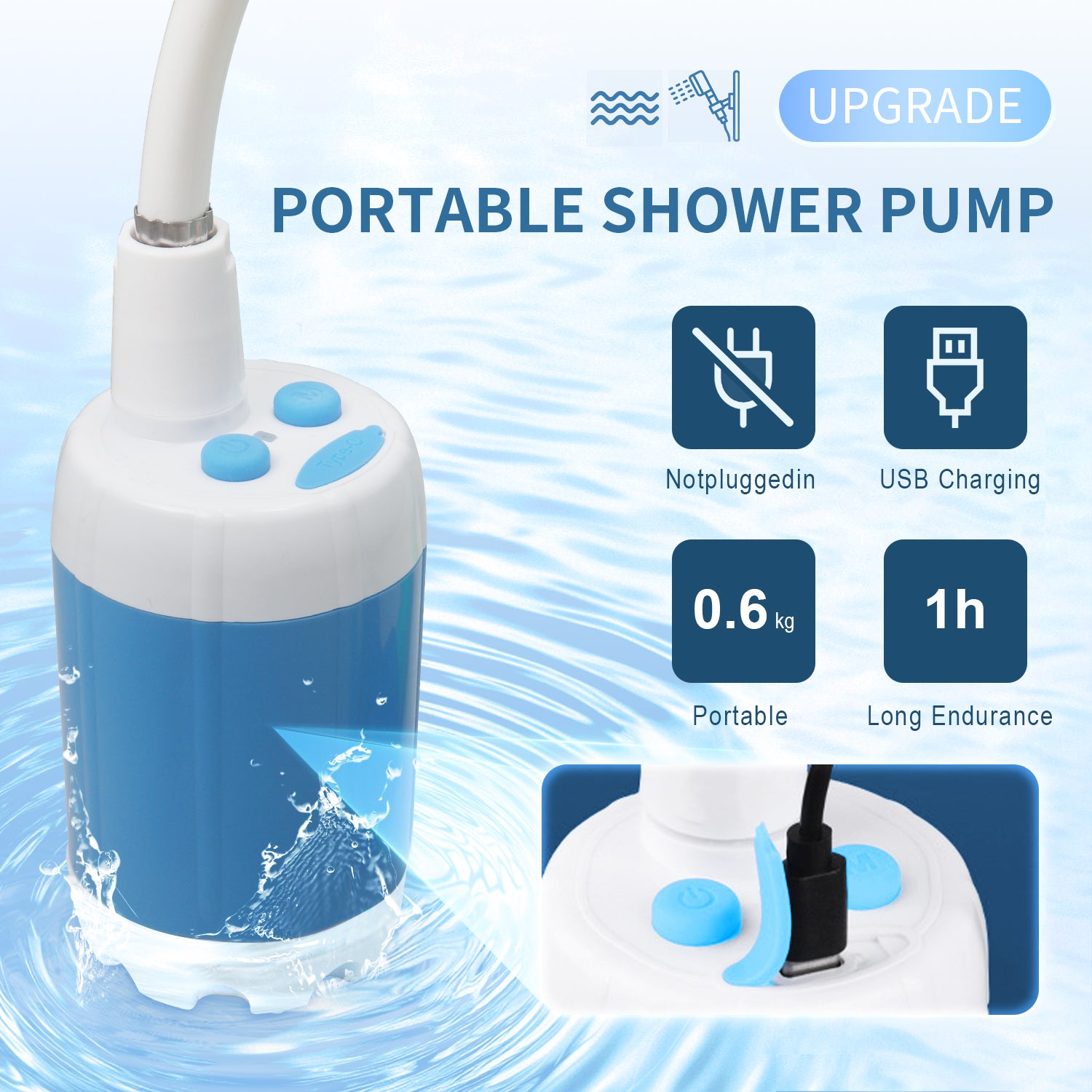 Travel Electric Shower