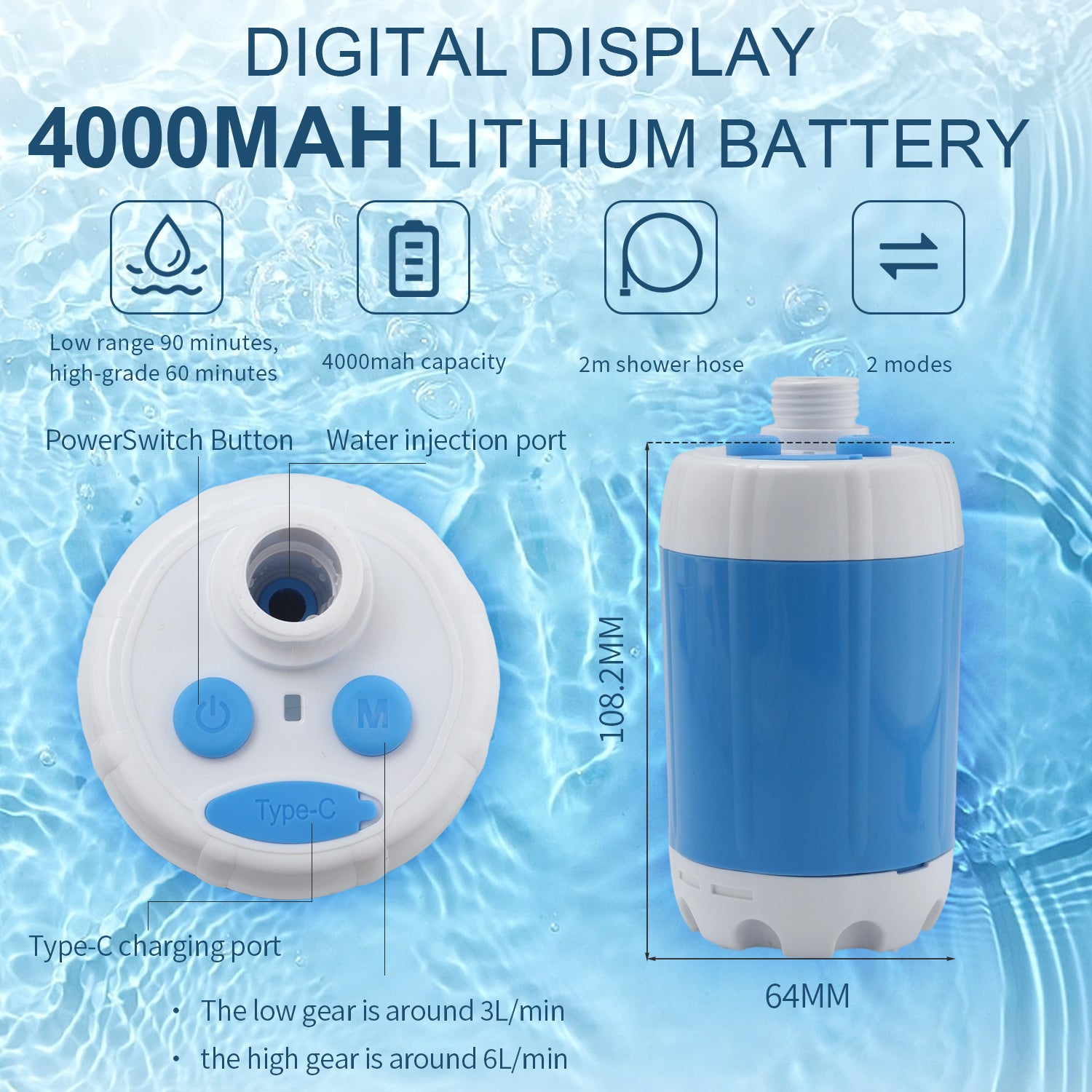 Travel Electric Shower